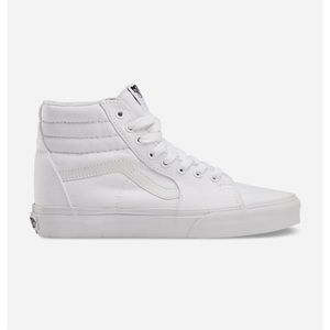 Vans Canvas Sk8-Hi True White Shoes